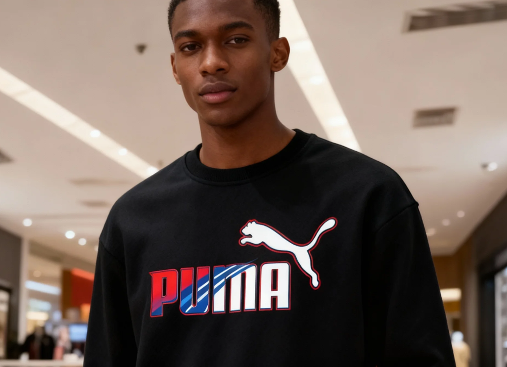 Puma round-neck hoodie