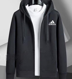 Adidas stand-up collar pullover hoodie