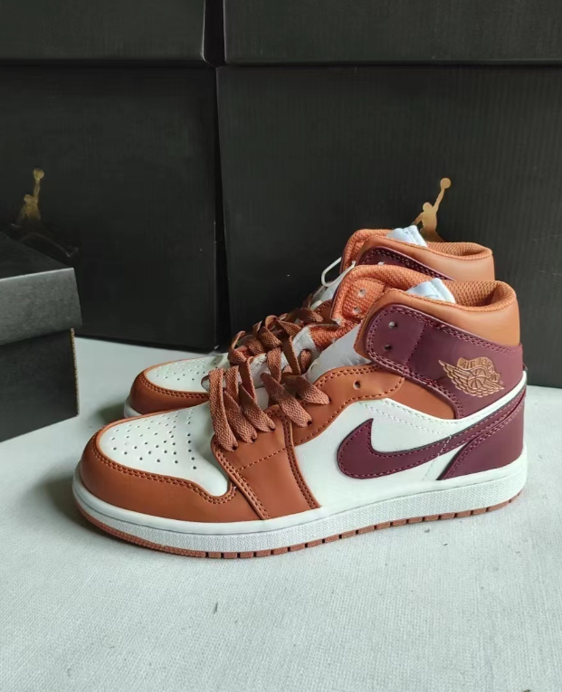 Jordon Air Jordon1Mid nacarat