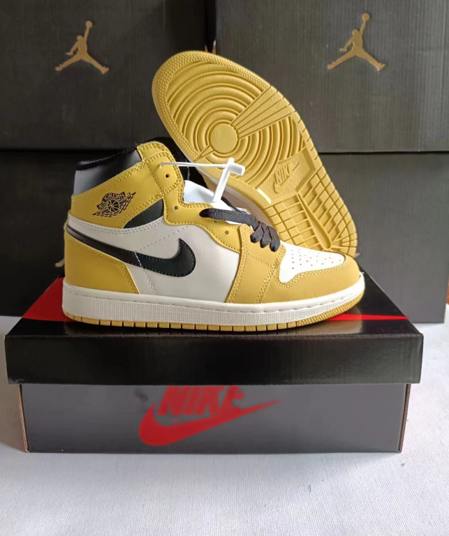 Jordon Air Jordon1High Black and yellow