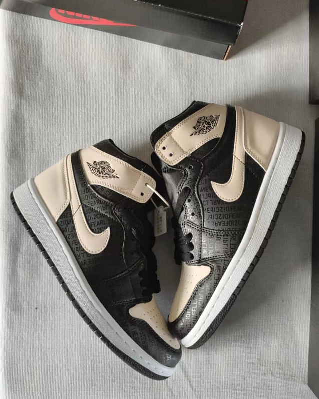 Jordon Air Jordon1High Black and pink