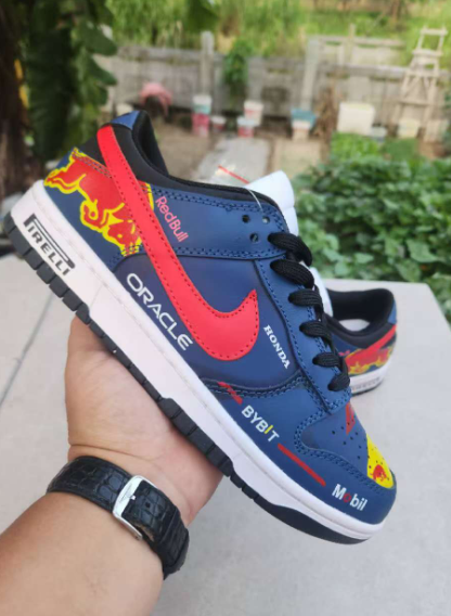 Nike dunk low Ferrari racing car blue