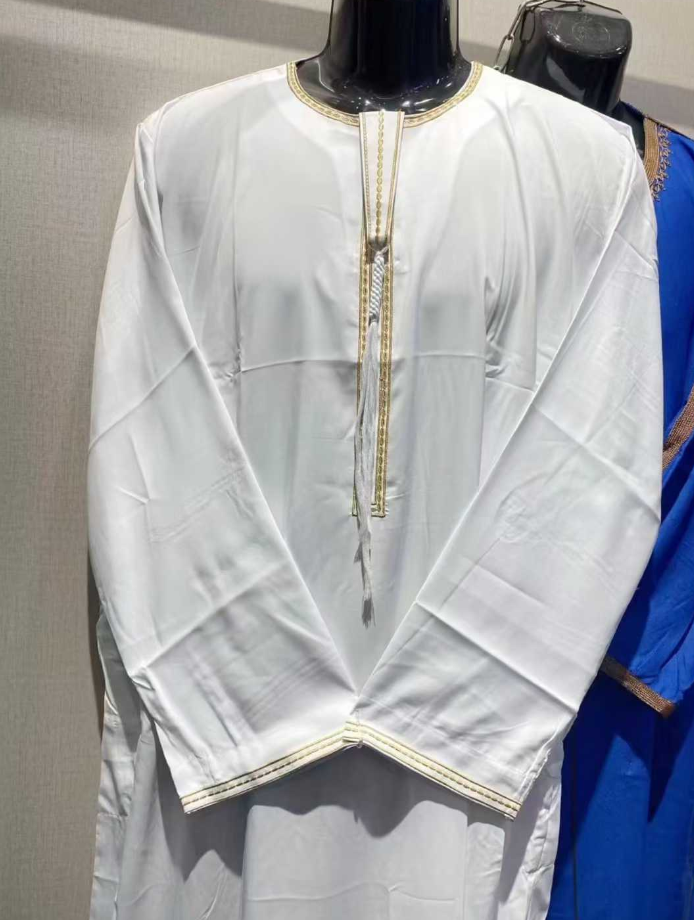 Arabian robe, Middle Eastern robe, men's robe, white robe
