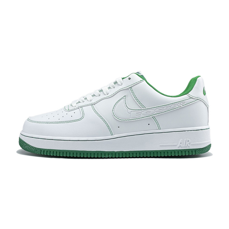 Air Force One - White and Green Stripe Pattern