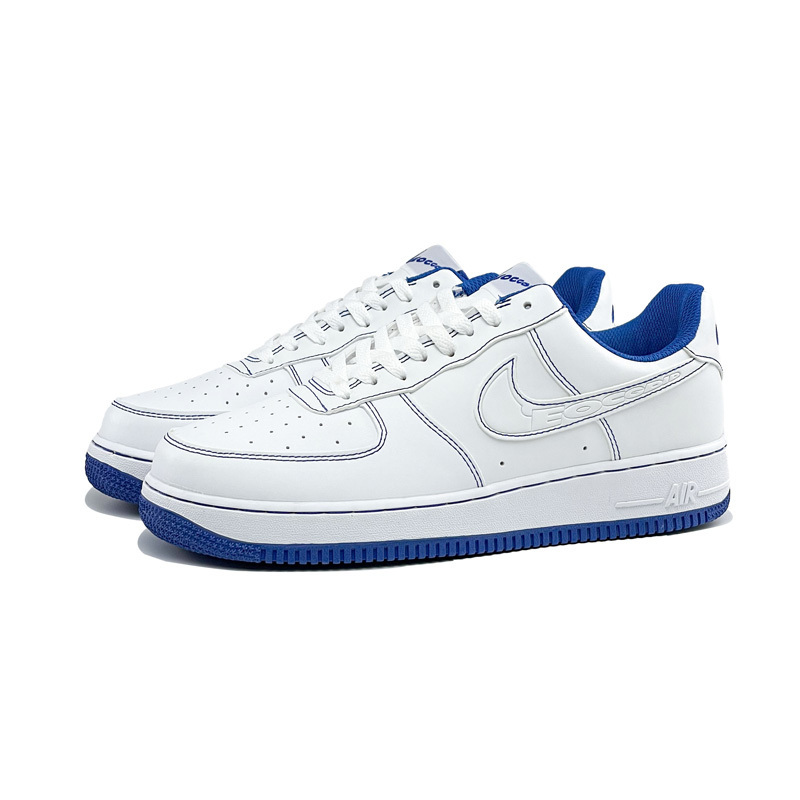 Air Force One - White and Blue Pattern