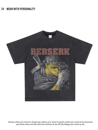 Akira AKIRA Sword Style Legend Japanese Cartoon Animation Short-Sleeved T-shirt
