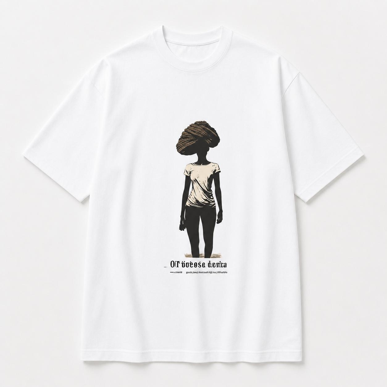 Men's Cultural Silhouette Graphic T-Shirt