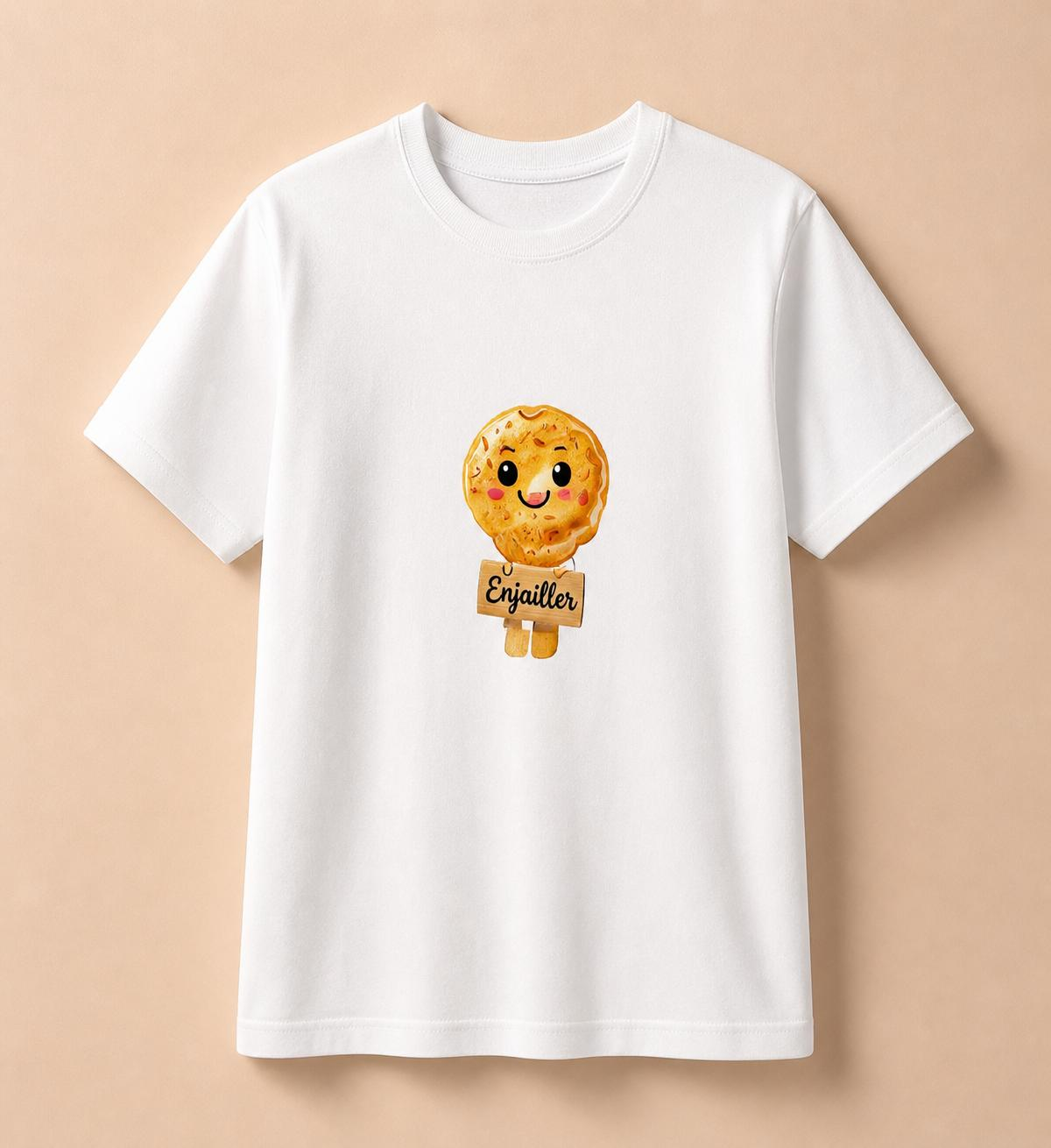 Men's Cute Cookie Graphic T-Shirt