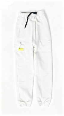 Off-White Jogger Cargo Pants, Multi-Pocket Casual Streetwear Trousers