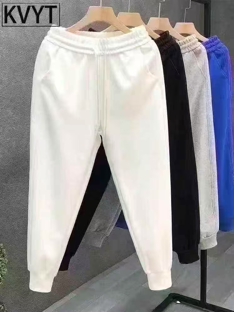 Men's Basic Solid Color Jogger Sweatpants, Casual Athletic Pants with Drawstring Waist & Side Pockets (4 Colors)